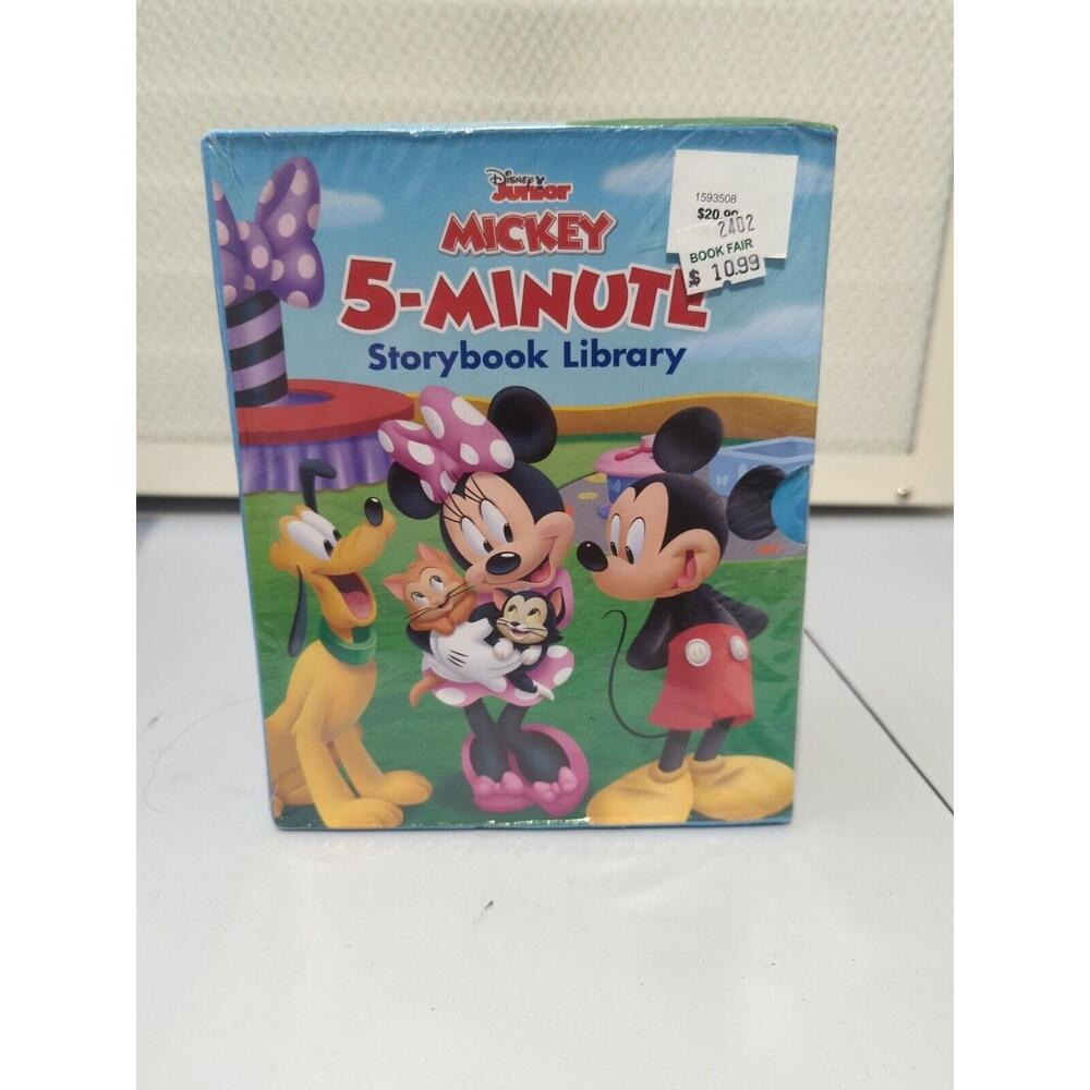 Disney Junior Mickey 5-Minute Storybook Library: 12 Book Box Set- NEW SEALED SET